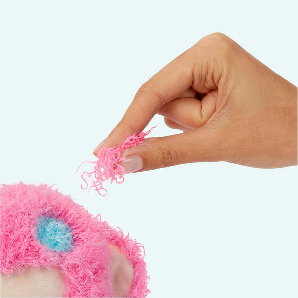 Peluche Fluffie Stuffiez petit singe rose