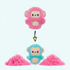 Peluche Fluffie Stuffiez petit singe rose