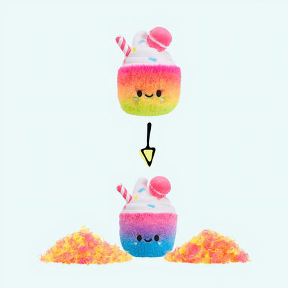 Peluche Fluffie Stuffiez en forme de pot de glace