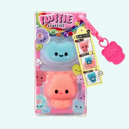 Peluche anti-stress Fluffie Stuffiez minis avec porte-clef