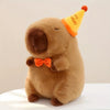 Peluche capybara d'anniversaire