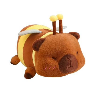 Peluche capybara déguisé en abeille