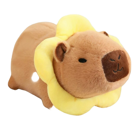 Peluche capybara déguisée style kawaii