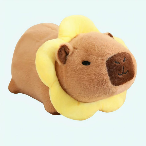 Peluche capybara déguisée style kawaii