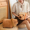 Peluche capybara déguisée style kawaii