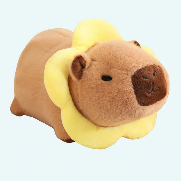 Peluche capybara déguisée style kawaii