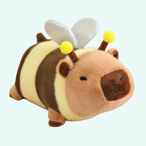Peluche capybara déguisée style kawaii