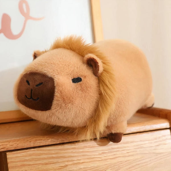 Peluche capybara déguisée style kawaii