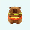 Peluche capybara hamburger