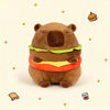 Peluche capybara hamburger