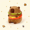 Peluche capybara hamburger