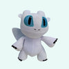 Peluche dragon noir ou blanc