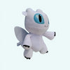Peluche dragon noir ou blanc