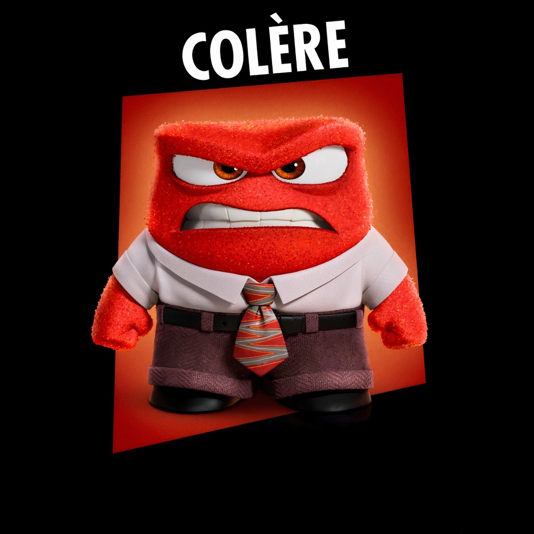 Peluche Vice Versa 2 du personnage Colère