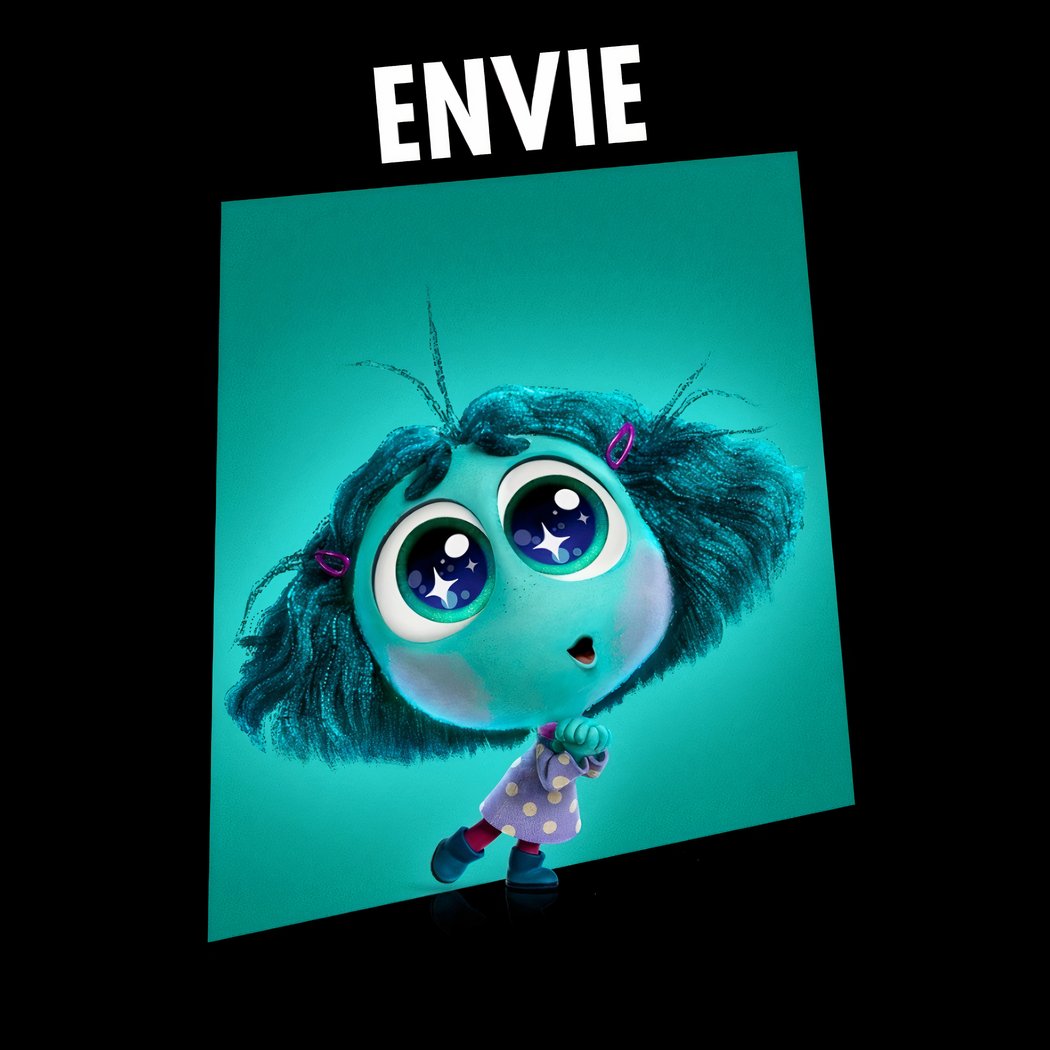 Peluche Vice Versa 2 du personnage Envie