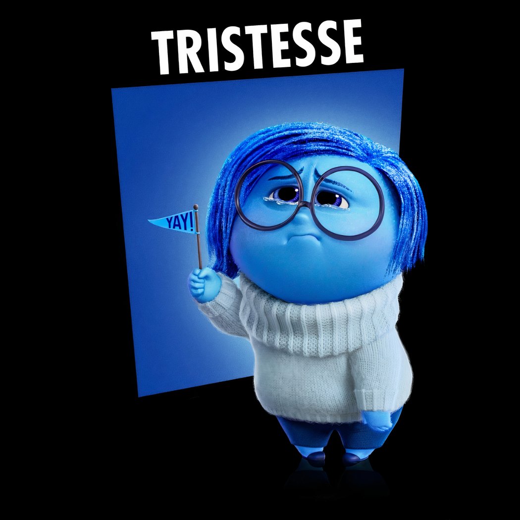 Peluche Vice Versa 2 du personnage Tristesse