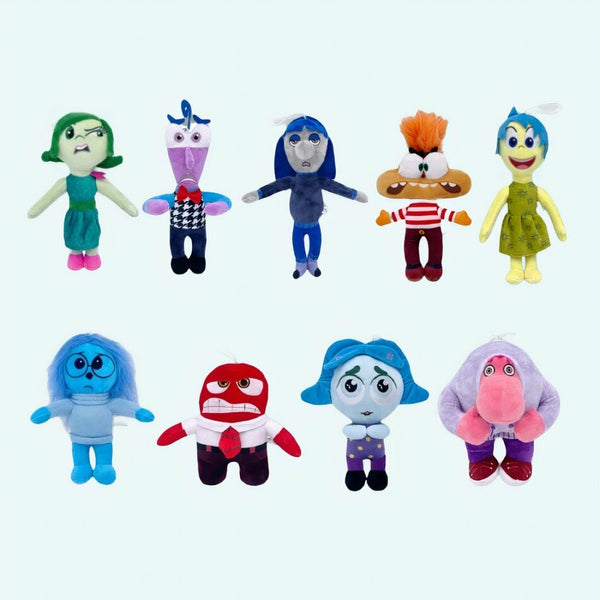 Lot de peluche des personnages du film Vice Versa 2