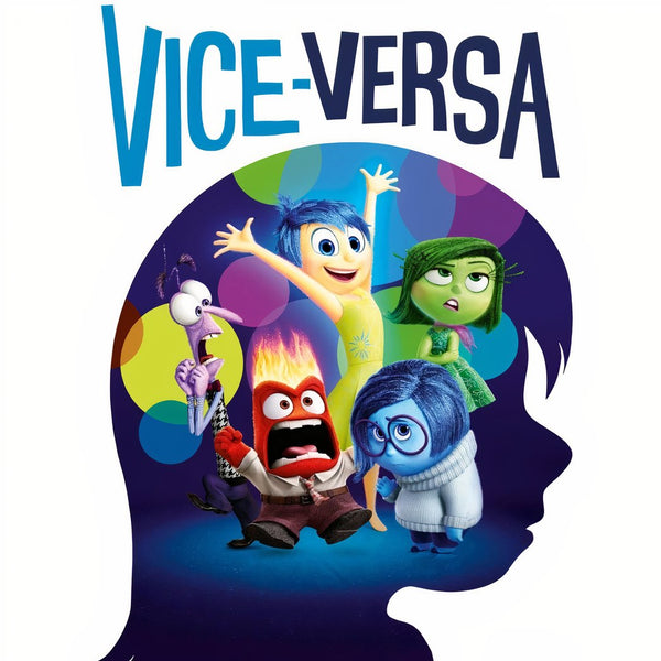 Lot de peluche des personnages du film Vice Versa 2