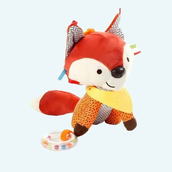 Peluche colorée renard suspendu