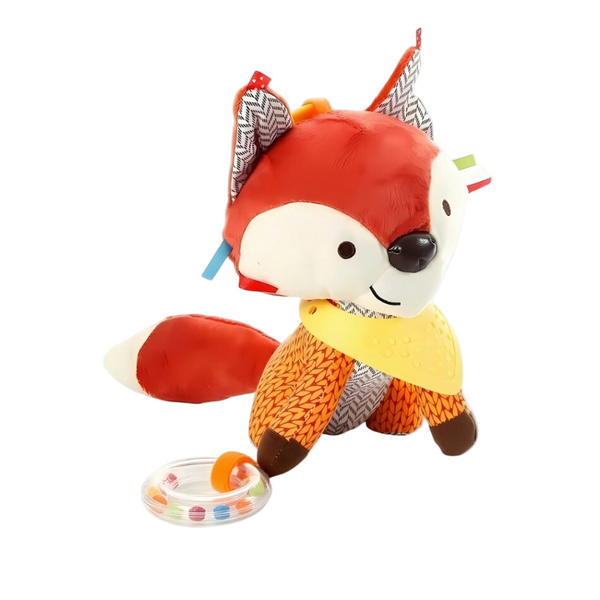 Peluche colorée renard suspendu