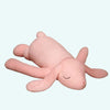 Peluche lapin rose géant