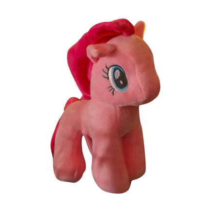 Peluche poupée licorne rose