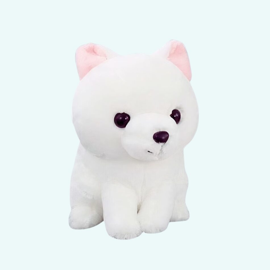Peluche renard mignonne blanche Kawaii
