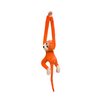 Peluche singe kawaii longue queue orange