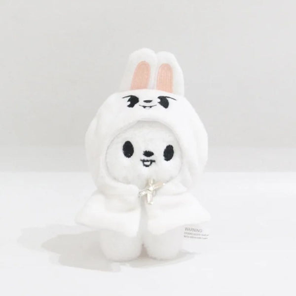 Peluche Stray Kids du lapin blanc de Lee Know style kawaii
