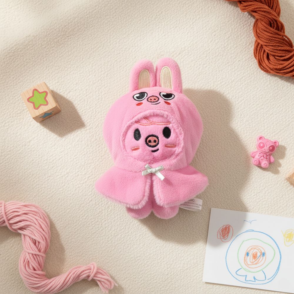 Peluche Stray Kids du lapin cochon de Changbin style kawaii