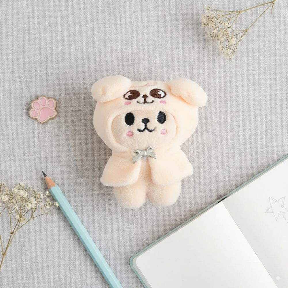 Peluche Stray Kids du petit chien de Seungmin style kawaii