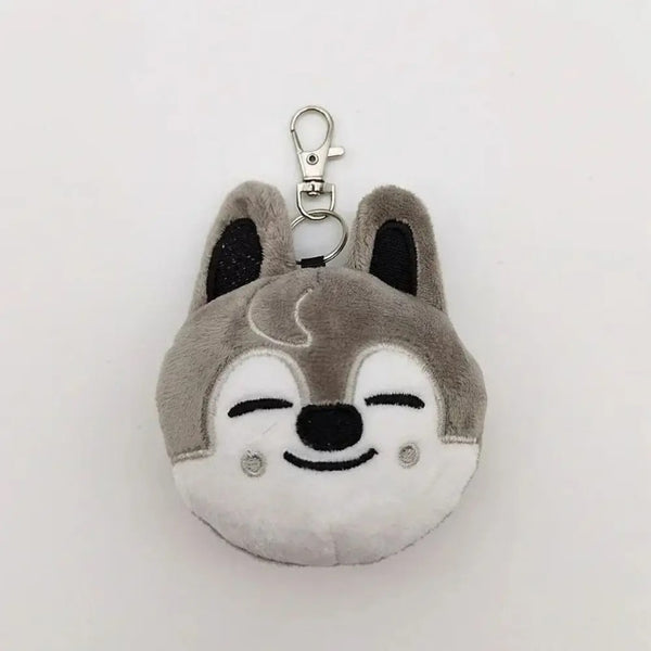 Peluche Stray Kids Bang Chan porte-clef loup kawaii