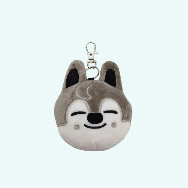 Peluche Stray Kids Bang Chan porte-clef loup kawaii