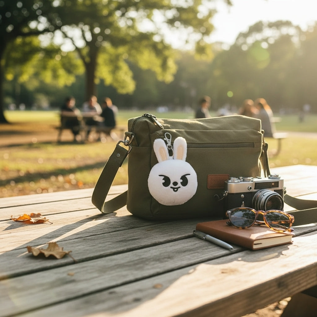 Peluche Stray Kids Lee Know porte-clef lapin kawaii