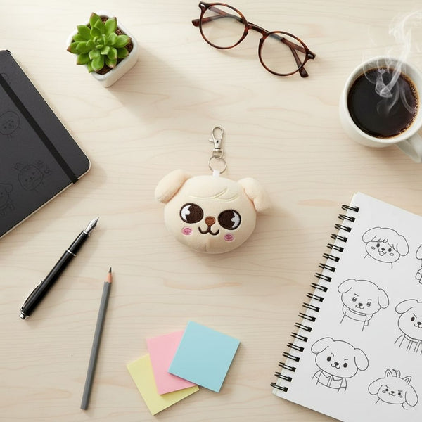 Peluche Stray Kids Seungmin porte-clef chien kawaii