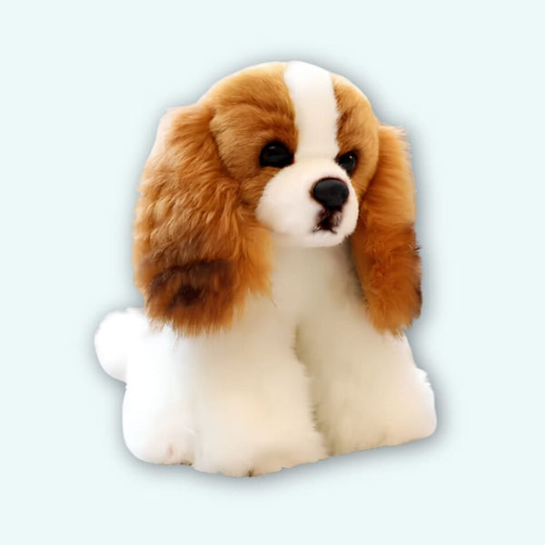 Peluche bébé chien Cavalier King Charles