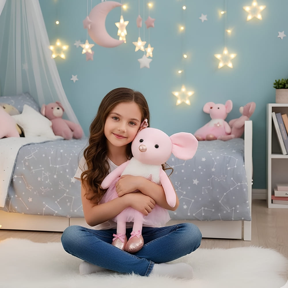 Peluche souris danseuse étoile