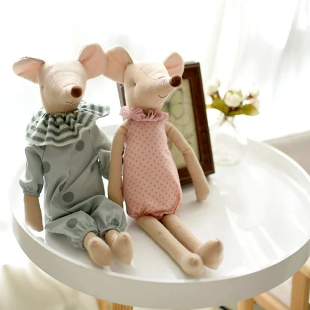 Peluche souris doudou mignon