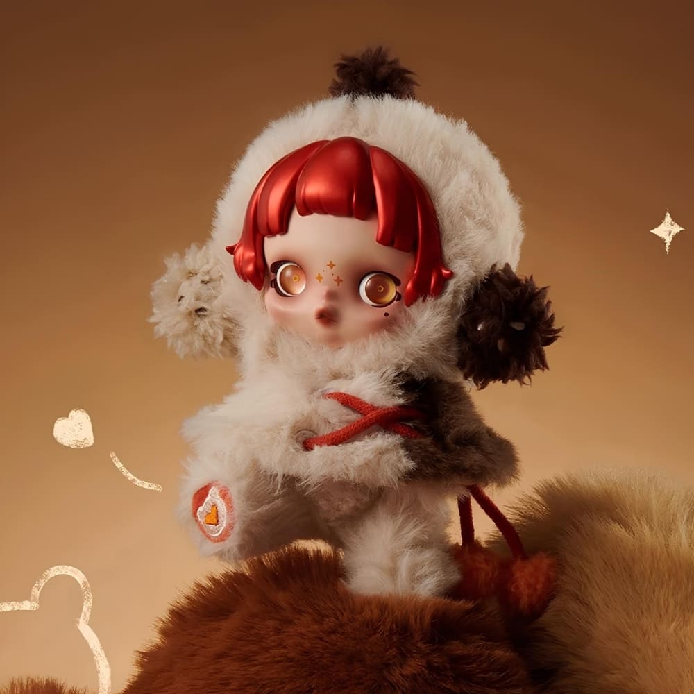 Blind box peluche style Skullpanda Winter Symphony