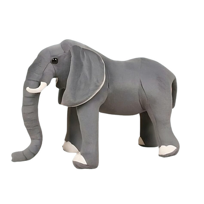Peluche éléphant réaliste pour enfant