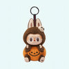 Peluche type Labubu citrouille