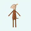 Peluche doudou cerf