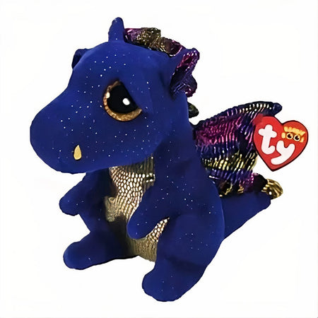 Peluche dragon TY bleu