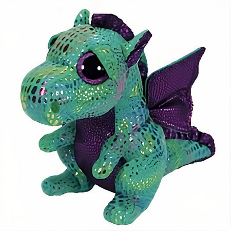 Peluche dragon TY vert et violet