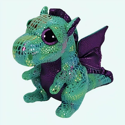 Peluche dragon TY vert et violet