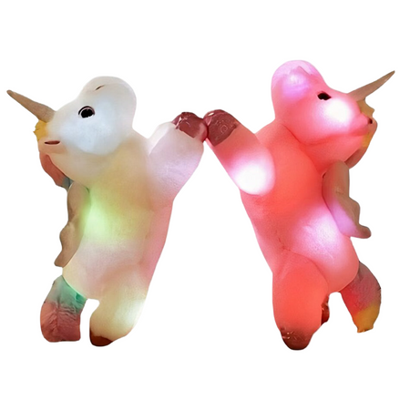 Peluche licorne lumineuse pour enfants
