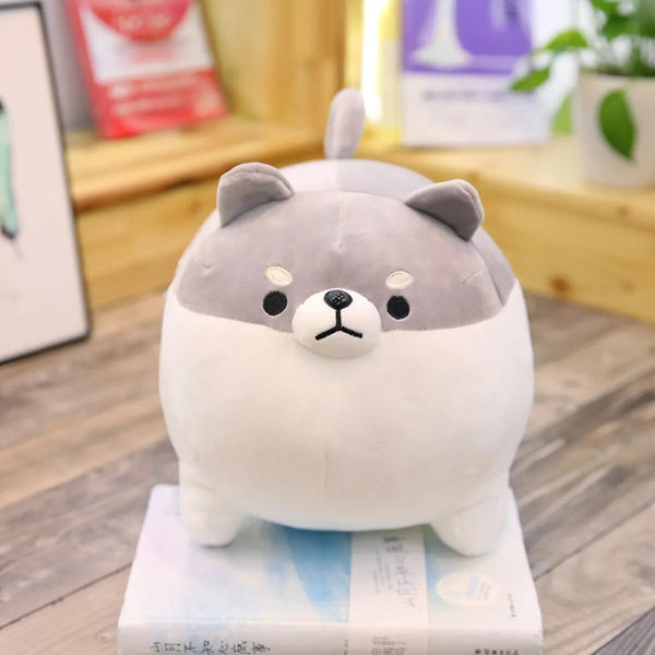 Oreiller en peluche chien Shiba inu