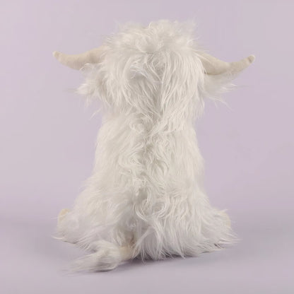 Peluche vache Highland à poils longs