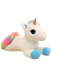 Peluche licorne bleu arc-en-ciel