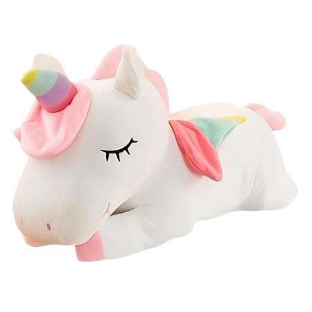 Peluche merveilleuse licorne Blanche